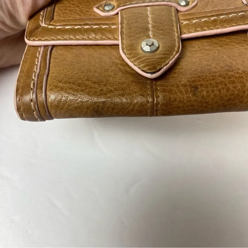 Sigrid Olsen Accessories Brown Leather Trifold Wallet